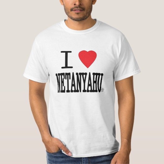 I Herz Netanyahu T-Shirt (Vorderseite)