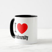 I Herz Neurodiversity/I LIEBE Neurodiversity Tasse (Vorderseite Links)