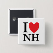 I Herz-New Hampshire Button (Vorne & Hinten)
