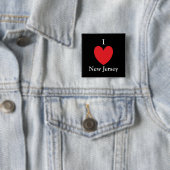 I Herz-New-Jersey Knopf Button (Beispiel)
