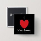 I Herz-New-Jersey Knopf Button (Vorne & Hinten)