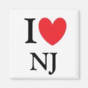 I Herz-New-Jersey Magnet