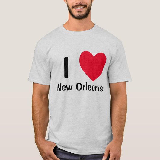 I Herz New Orleans T-Shirt (Vorderseite)