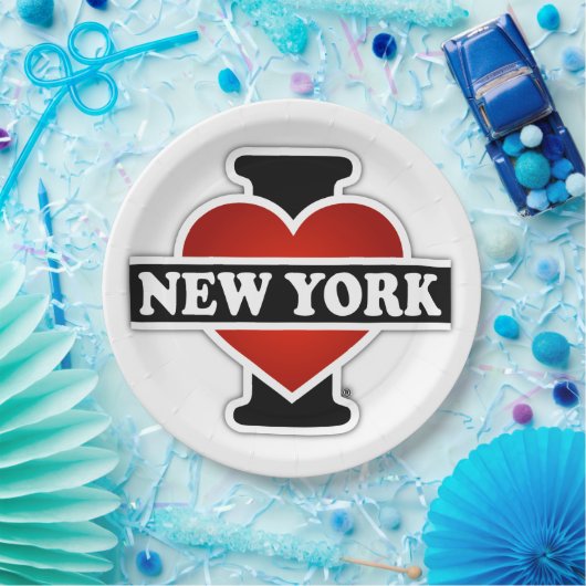 I Herz New York Pappteller (Party)