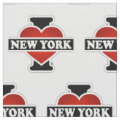 I Herz New York Stoff (Nahaufnahme)
