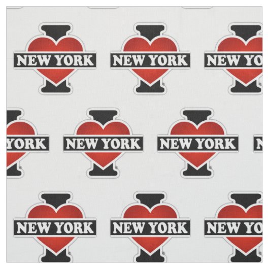 I Herz New York Stoff (Muster)