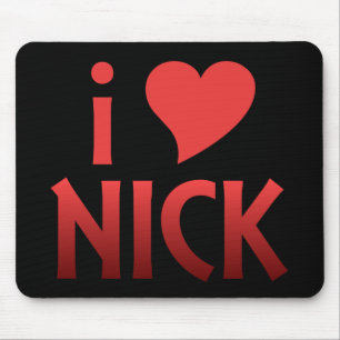 I Herz-Nick-Fan Mousepad