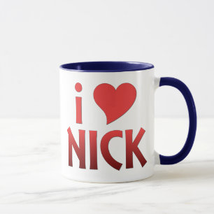 I Herz-Nick-Tasse Tasse
