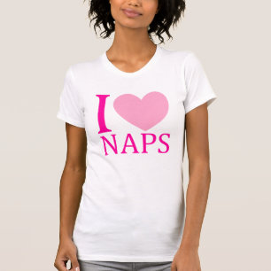 I Herz-Nickerchen-Damen-Behälter-Spitze T-Shirt
