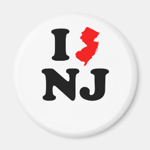 I Herz NJ Magnet