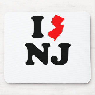 I Herz NJ Mousepad
