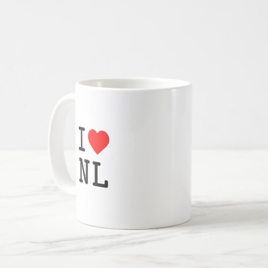 I Herz NL Kaffeetasse (Vorderseite Links)