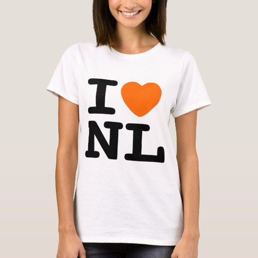 I Herz NL T-Shirt (Vorderseite)