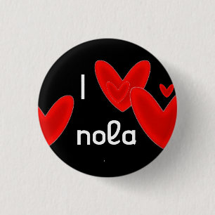 I Herz Nola Button