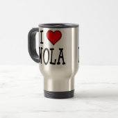 I Herz NOLA Reisebecher (Vorderseite Links)