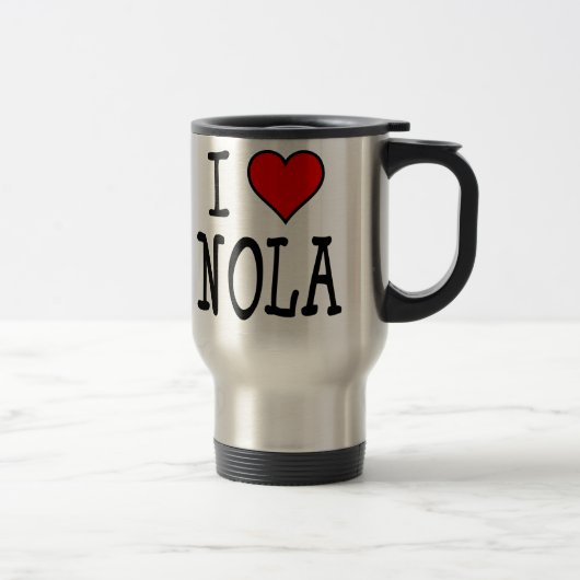 I Herz NOLA Reisebecher (Rechts)