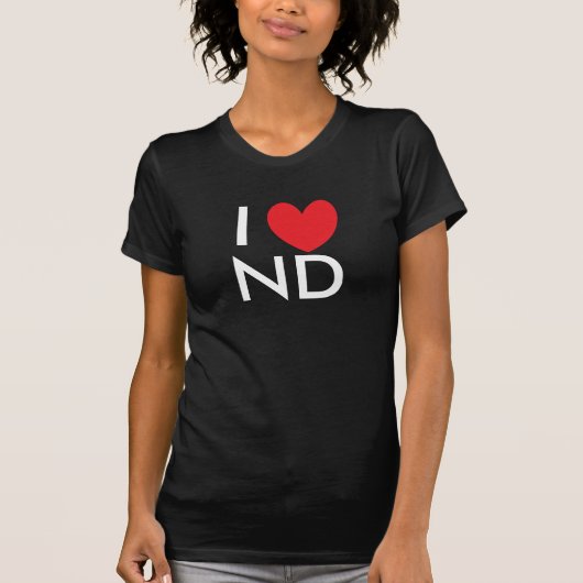 I Herz-North- DakotaT - Shirt (Vorderseite)