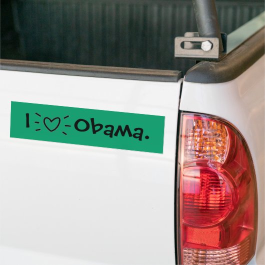 I "HERZ" OBAMA! AUTOAUFKLEBER (Auf Lkw)
