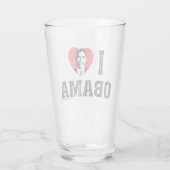 I Herz Obama Glas (Rückseite)