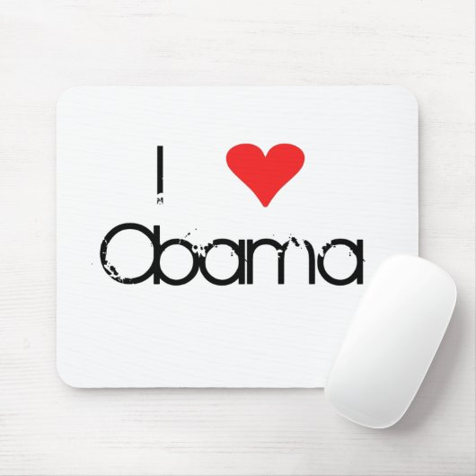 I Herz Obama Mousepad (Mit Mouse)