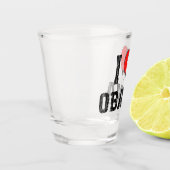 I Herz Obama Schnapsglas (Links)