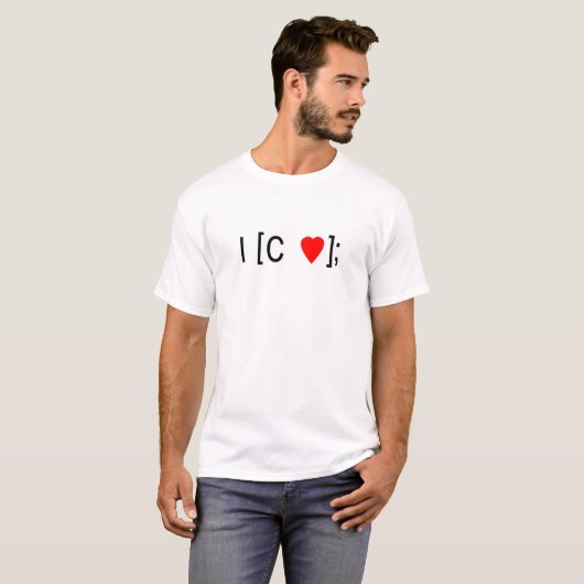 I Herz Obj-C T-Shirt (Vorne ganz)