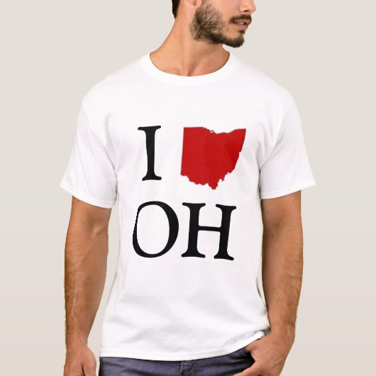 I Herz Ohio T-Shirt (Vorderseite)