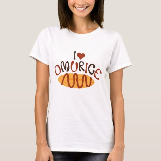 I Herz Omurice T-Shirt (Vorderseite)