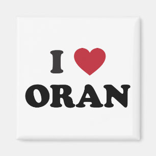 I Herz Oran Algerien Magnet