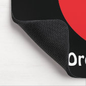 I Herz Oregon Mousepad (Ecke)