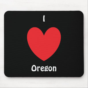 I Herz Oregon Mousepad