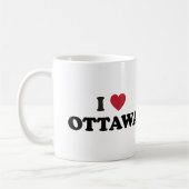 I Herz Ottawa Kanada Kaffeetasse (Links)
