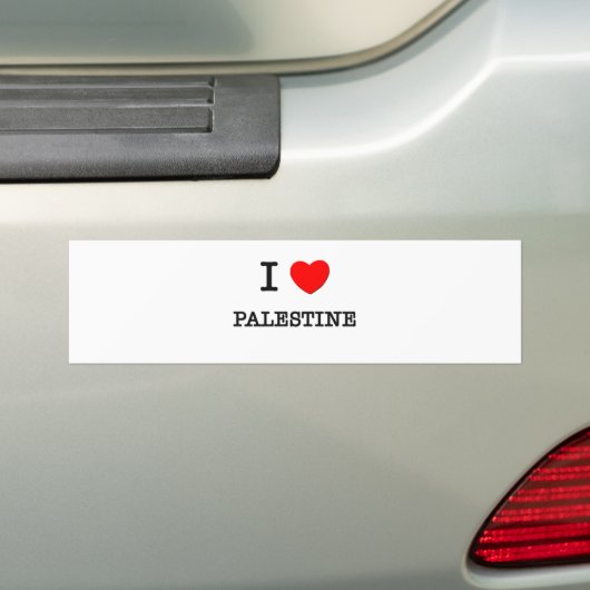 I HERZ PALÄSTINA AUTOAUFKLEBER (Auf Auto)
