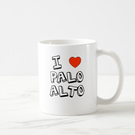 I Herz Palo Alto Kaffeetasse (Rechts)