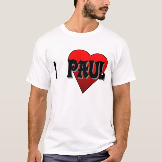 I Herz Paul T-Shirt (Vorderseite)