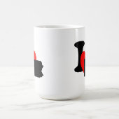 I Herz Pennsylvania Kaffeetasse (Mittel)