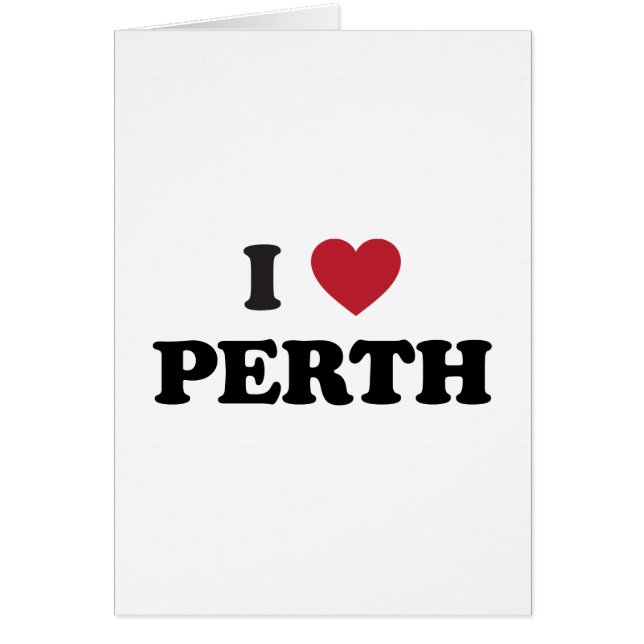 I Herz Perth Australien (Vorne)
