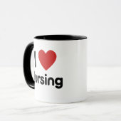 I Herz Pflege Tasse (Vorderseite Links)