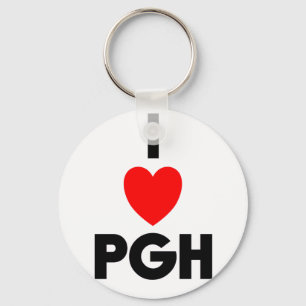 I Herz PGH Schlüsselanhänger