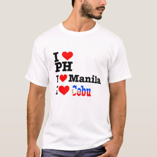 I Herz pH, Manila und Cebu T-Shirt