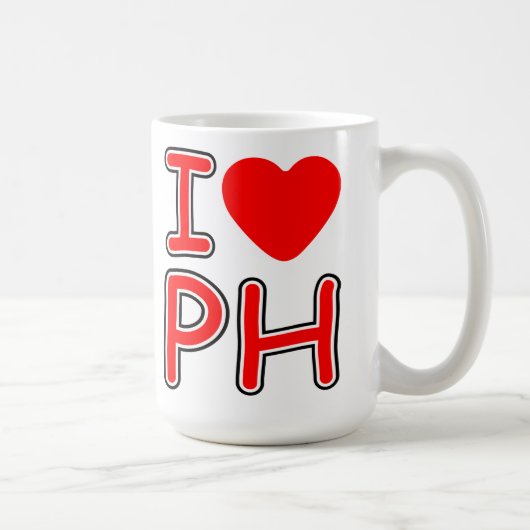 I Herz PH - Tasse (Rechts)