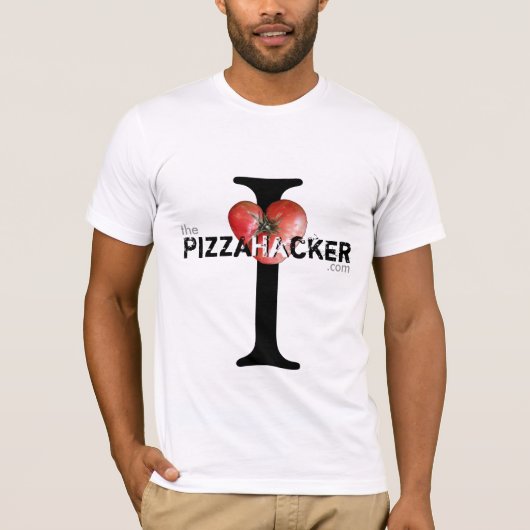 I Herz PizzaHacker/Käse? T-Shirt (Vorderseite)