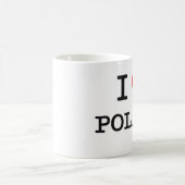 I HERZ POLEN KAFFEETASSE (Mittel)