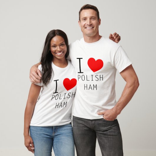 I HERZ polnischer Schinken T-Shirt (Unisex)