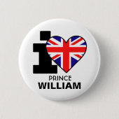 I Herz-Prinz William Button (Vorderseite)