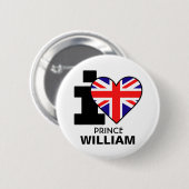 I Herz-Prinz William Button (Vorne & Hinten)