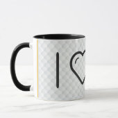 I Herz-Rippen-Knochen Tasse (Links)