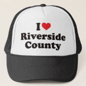 I Herz Riverside County Truckerkappe (Vorderseite)