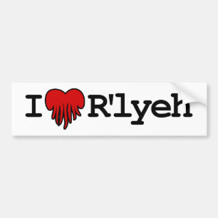 I Herz R'lyeh Autoaufkleber