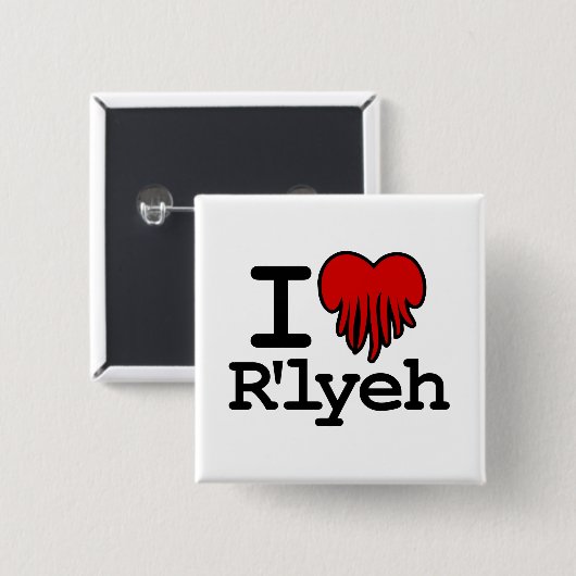 I Herz R'lyeh Button (Vorne & Hinten)